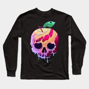 Poison Apple skull Long Sleeve T-Shirt